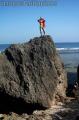 "Man on top of the rock"