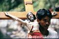 Man Carrying a Cross,
Photographer/Artist: Nestor Santiago,
Date Taken: 1992,
Place Taken: Banahaw, Dolores, Quezon